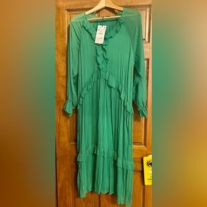 Zara emerald dress